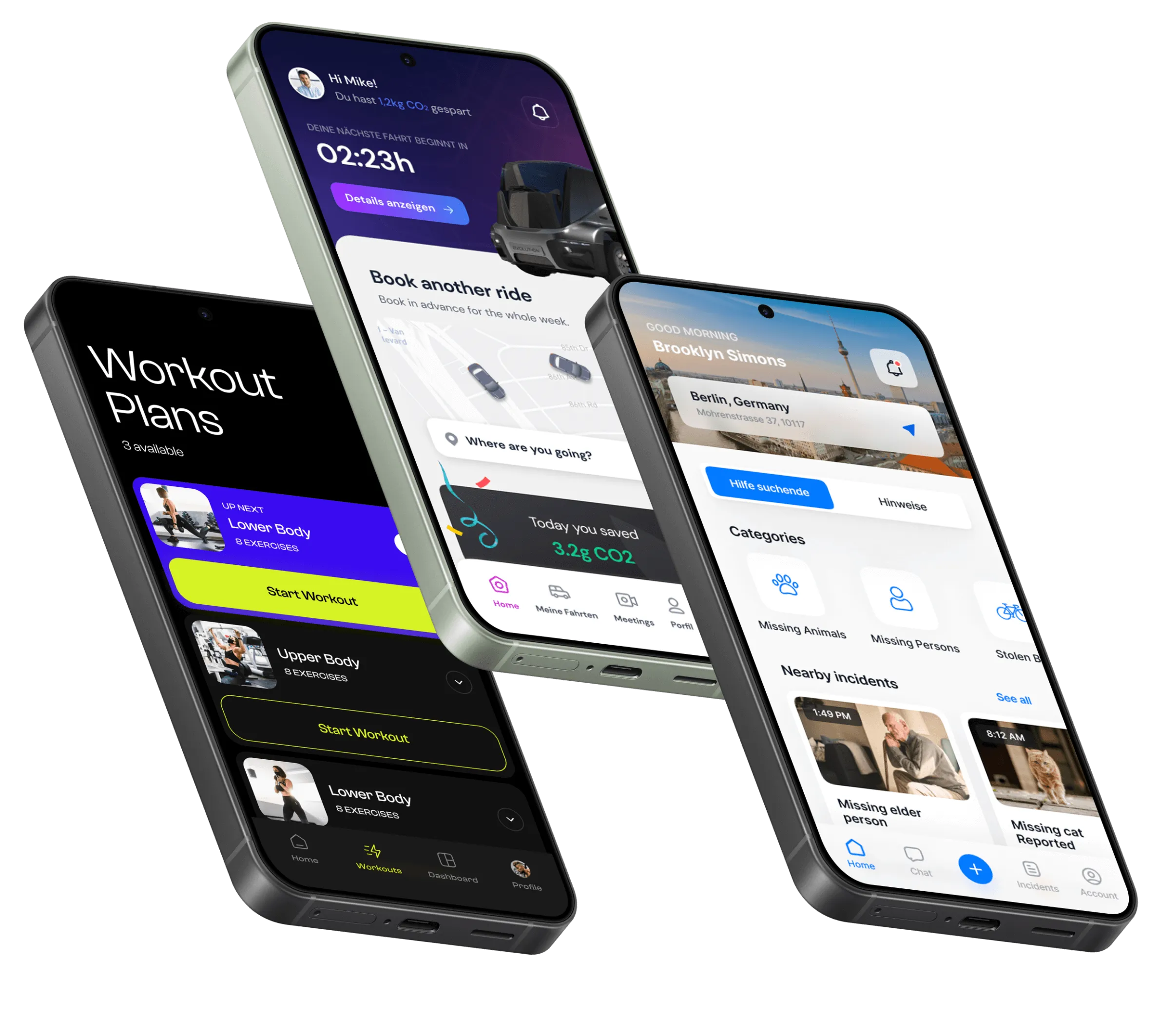 Google Pixel and iPhone 15 mockups both side by side.